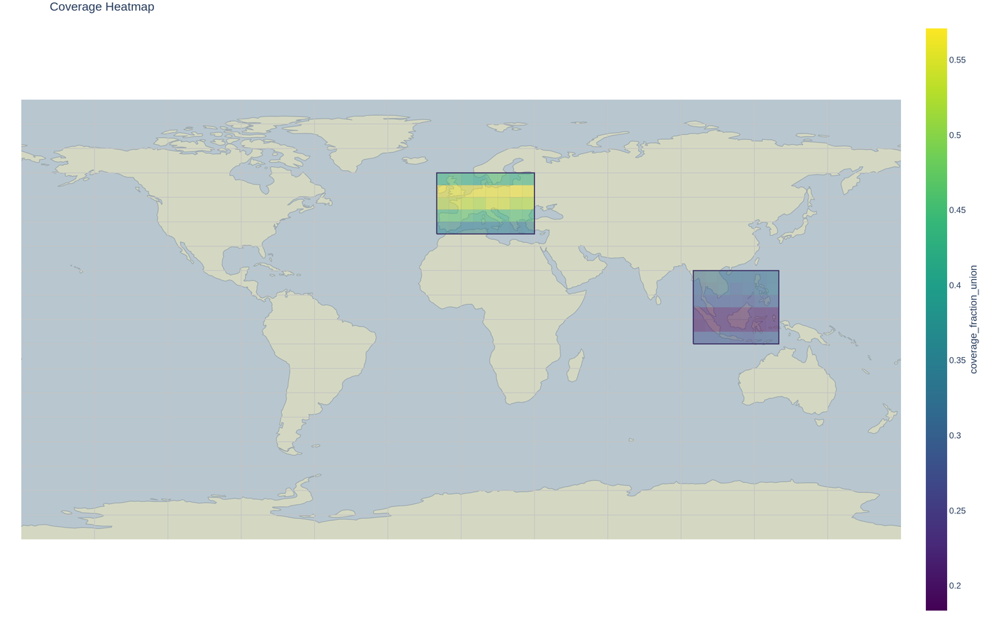Regional coverage across the two service areas